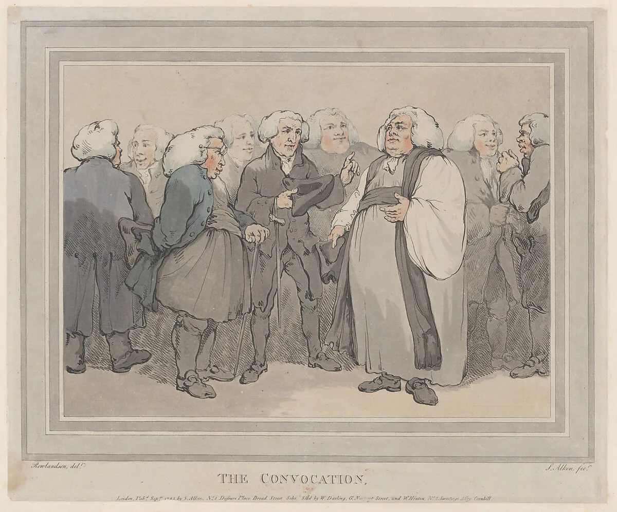 The Convocation — Thomas Rowlandson|Samuel Alken