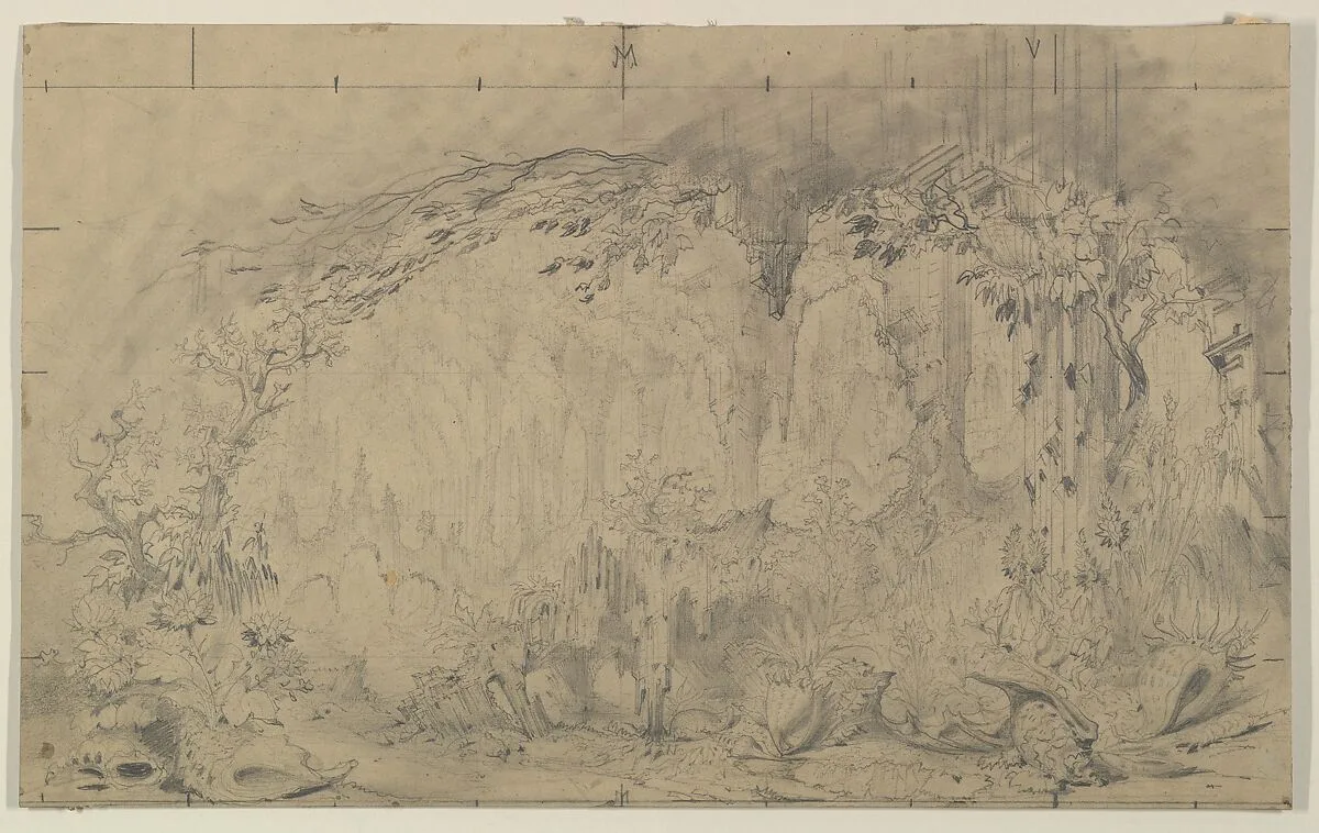 Design for a Stage Set — Eugène Cicéri