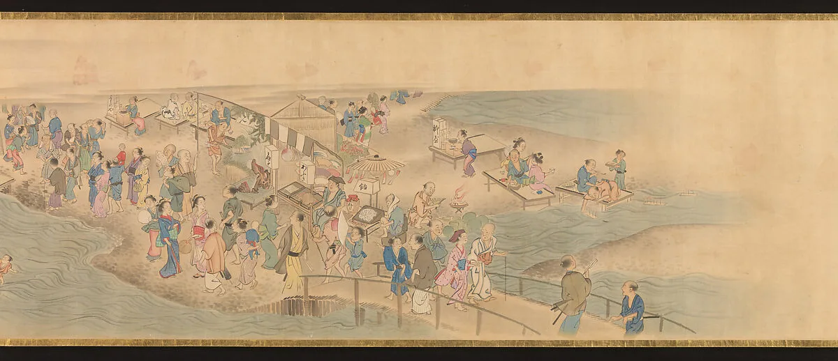 源琦筆 華洛四季遊楽図巻|Scenes of the Four Seasons in Kyoto — Genki (Komai Ki)