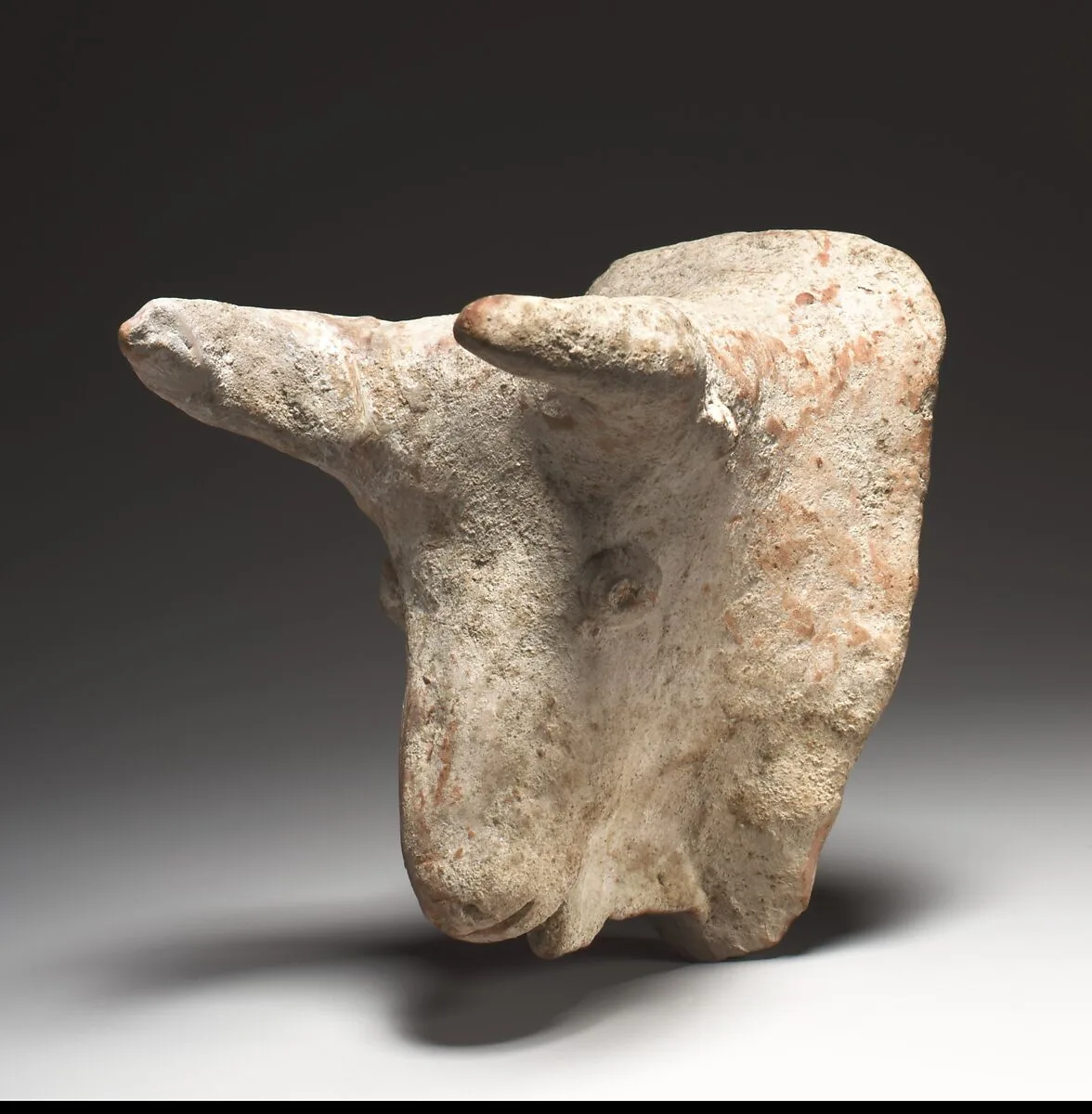 Terracotta mask in the form of a bull — Unknown
