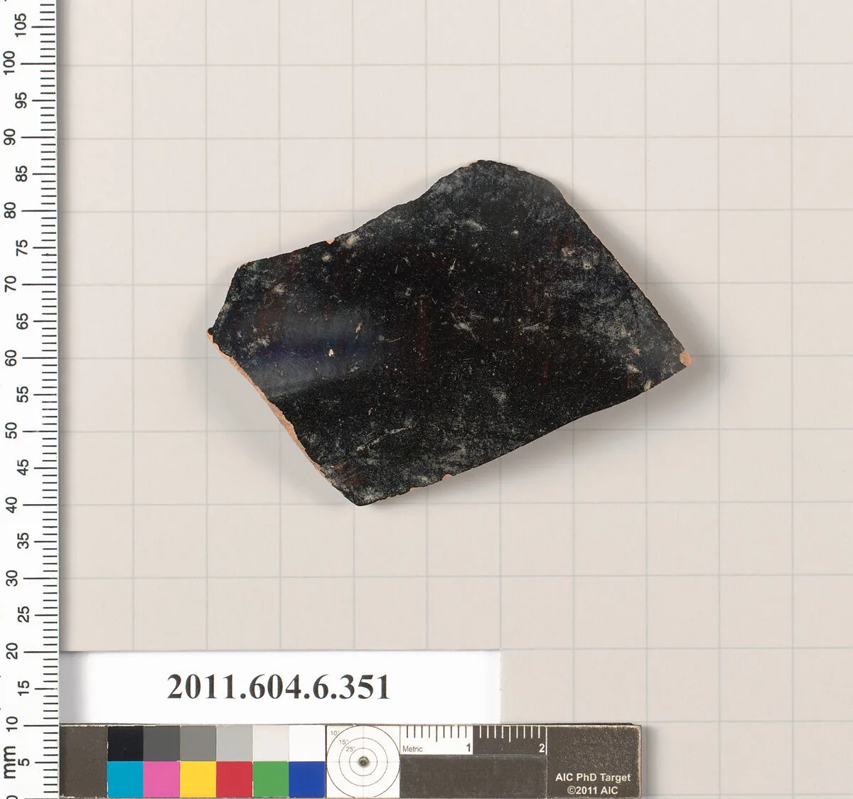 Terracotta fragment of a closed shape — Unknown