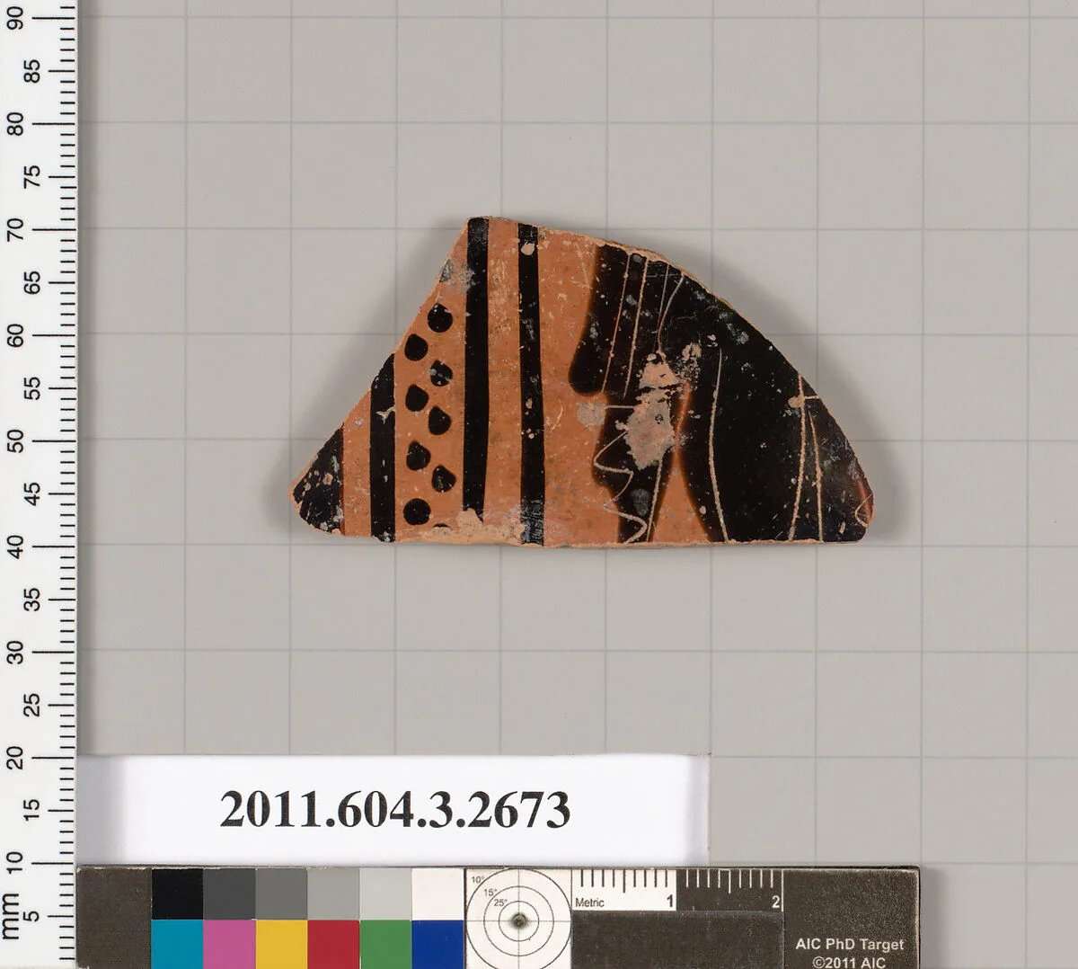 Terracotta fragment of an olpe (jug) — Unknown