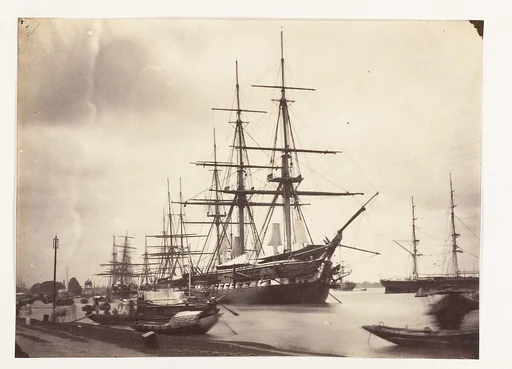[H.M.S. Shannon off Calcutta]