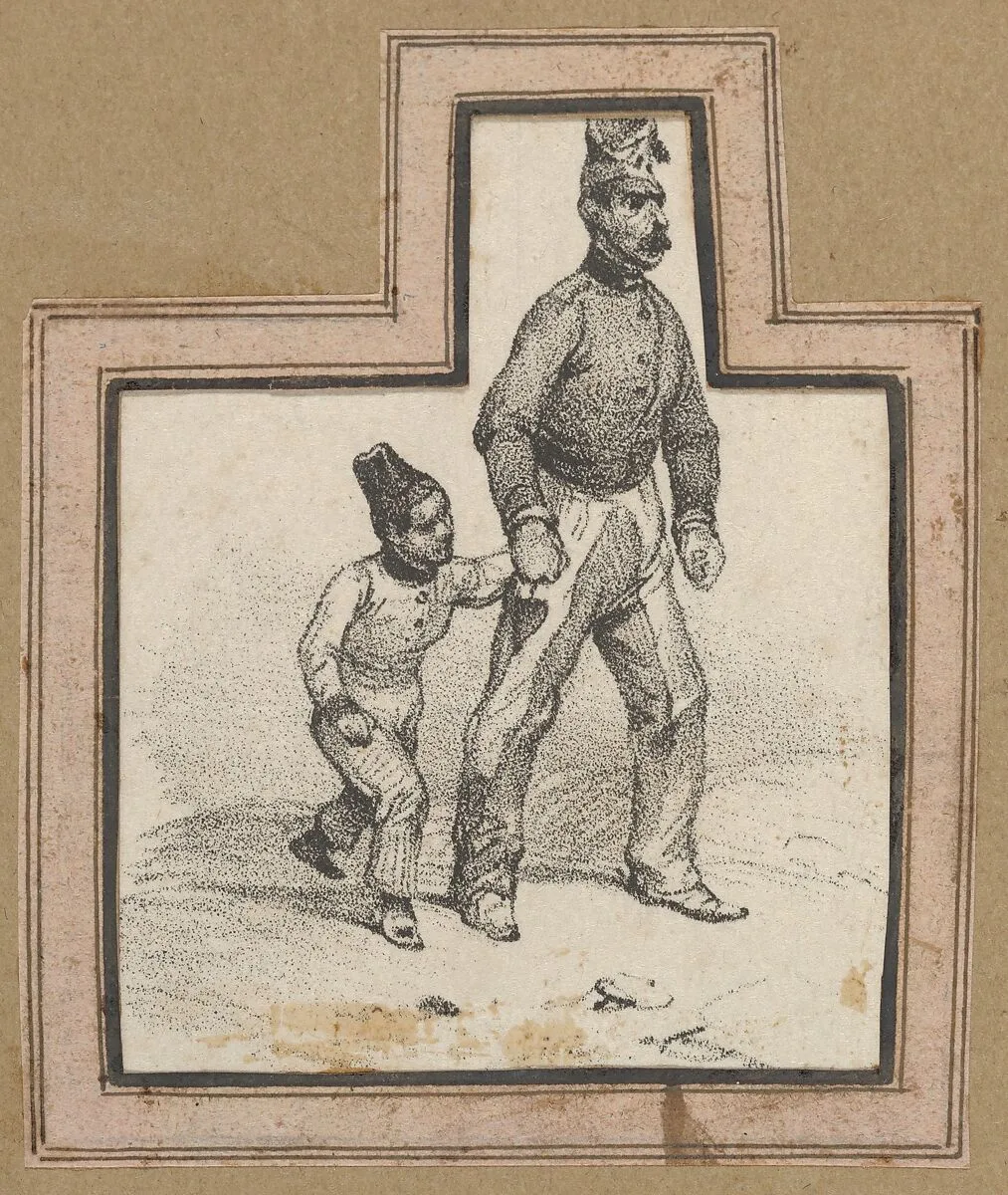 Man holding hands with a boy — Victor Adam