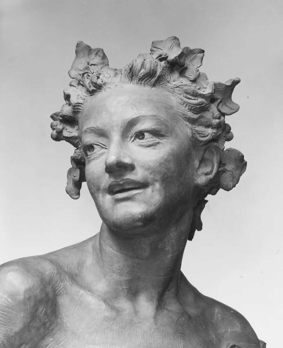Bacchante with vine leaves — Jean-Baptiste Carpeaux