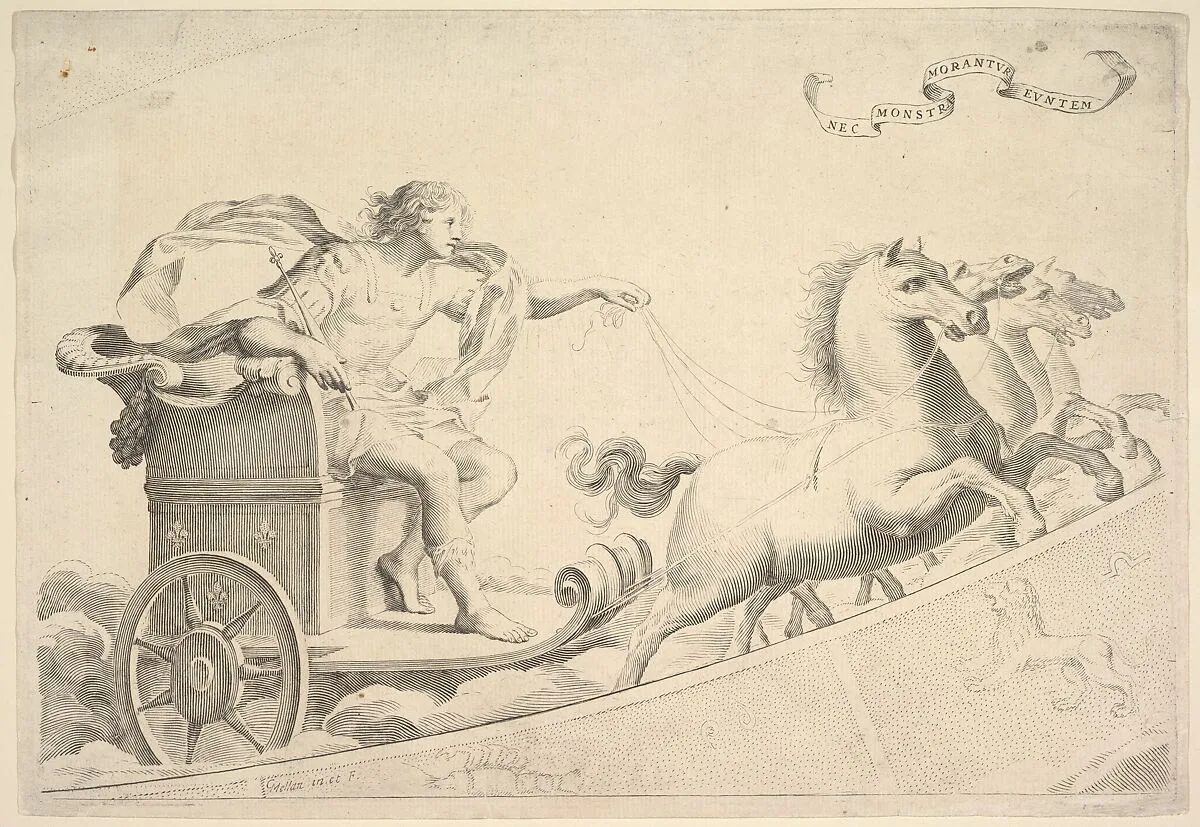 Allegory in Honor of Louis XIV — Claude Mellan