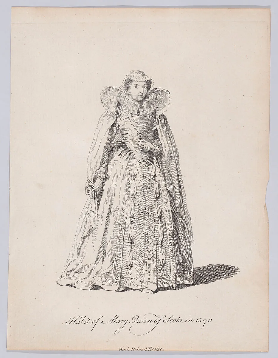 Habit of Mary Queen of Scots, in 1570 — Mary, Queen of Scots