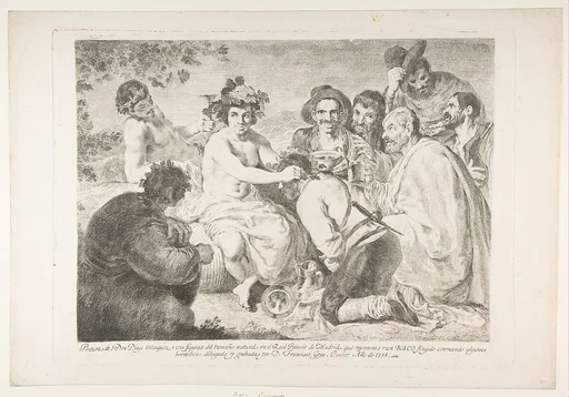A False Bacchus Crowning Drunkards