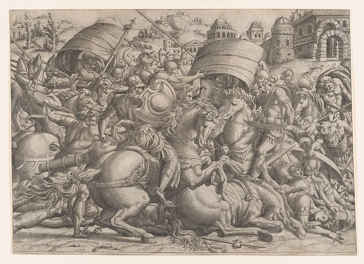 Battle Before Troy — Jean Mignon|Luca Penni