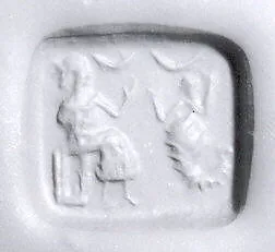 Rectangular plaque seal with stepped pyramidal back — Unknown