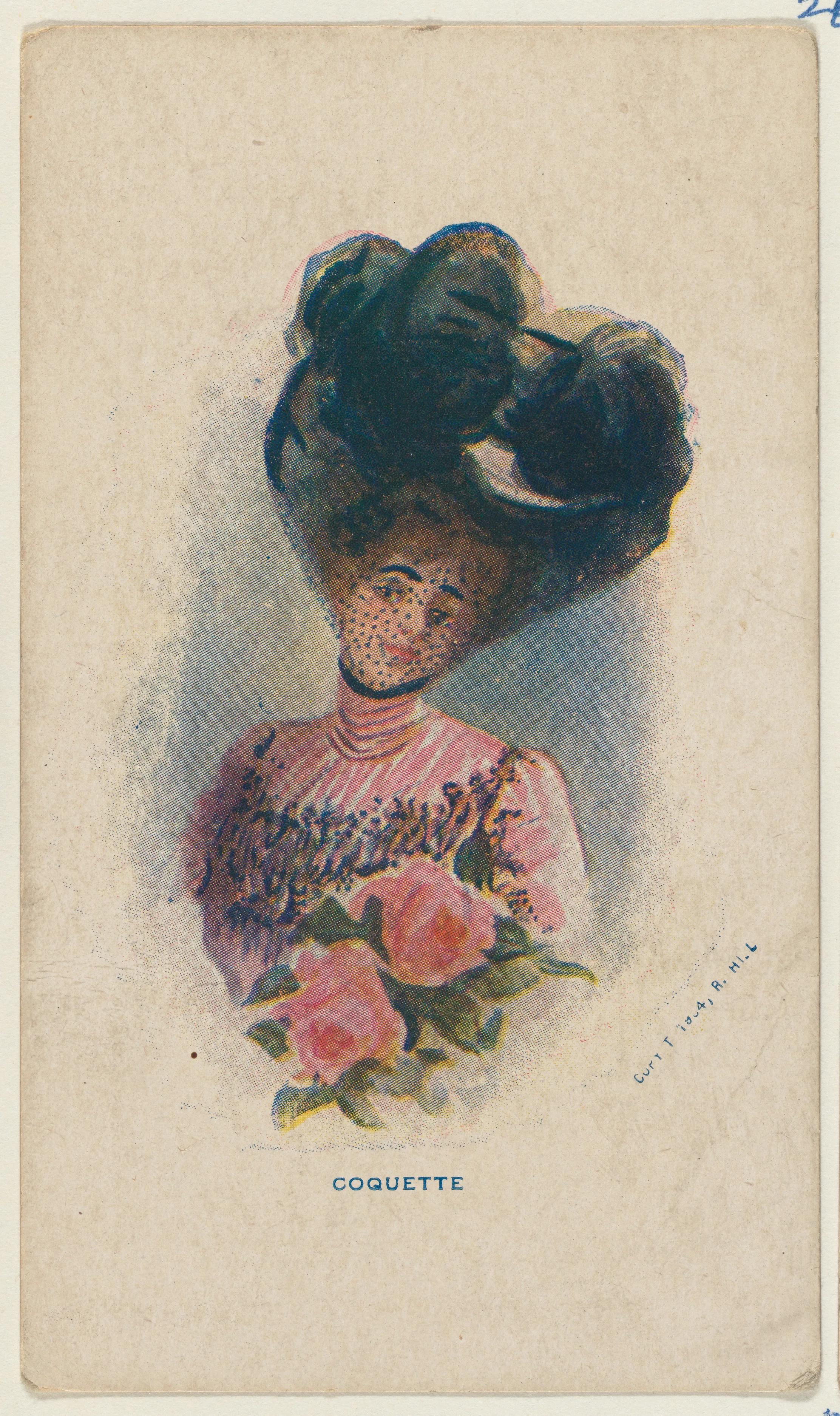 Coquette, from the "Girls and Men in Costume" series (T65), issued with Golden Eagle Cigars by I. Lewis & Co. — I. Lewis & Co., Newark, New Jersey