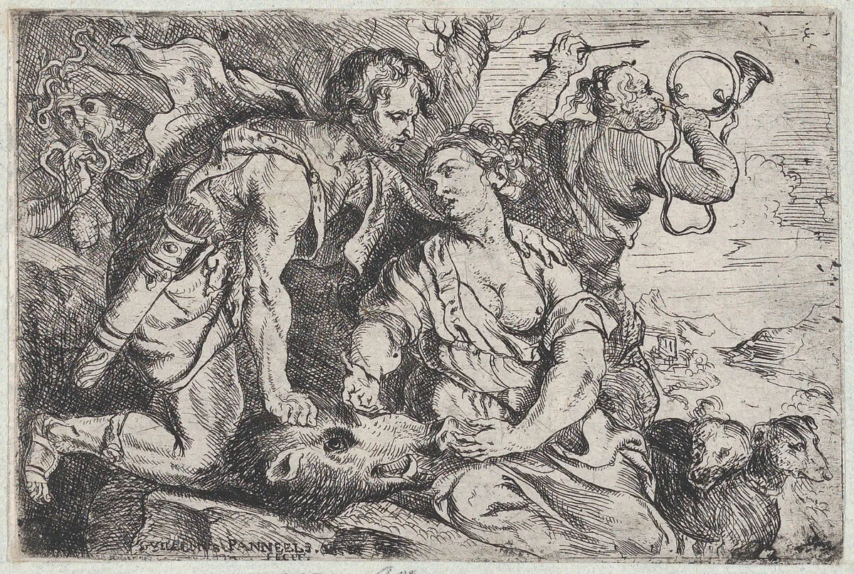 Atalanta and Meleager — Peter Paul Rubens|Willem Panneels