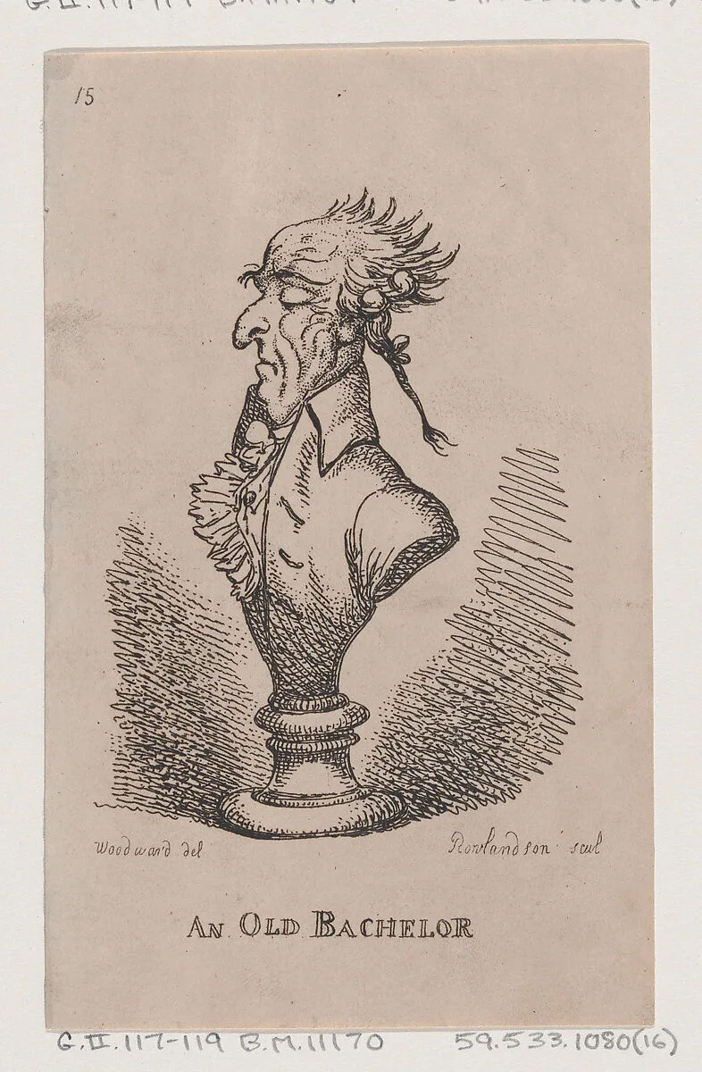 An Old Bachelor — Thomas Rowlandson|George Murgatroyd Woodward