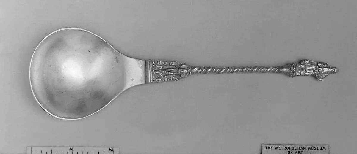 Figure-top spoon — Unknown