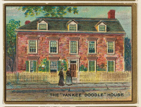 The Yankee Doodle House, from the "Historic Homes" series (T69), issued with Helmar Cigarettes by S. Anargyros Tobacco Company — S. Anargyros Tobacco Company