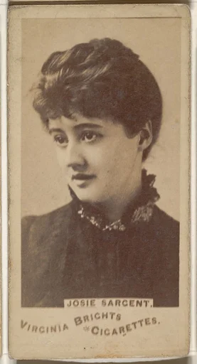 Josie Sargent, from the Actors and Actresses series (N45, Type 1) for Virginia Brights Cigarettes