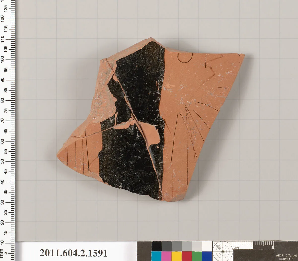 Terracotta fragment of a skyphos (deep drinking cup) — Unknown