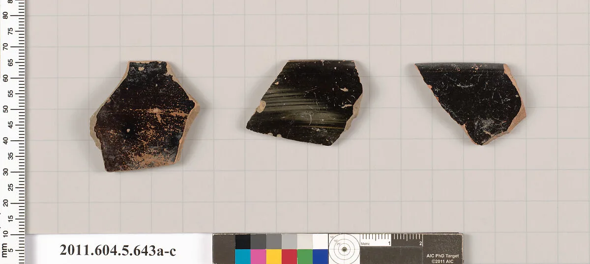 Terracotta rim fragments of kylikes (drinking cups) — Unknown