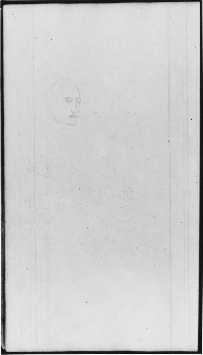 Face and Figure (from Sketchbook) — John William Casilear