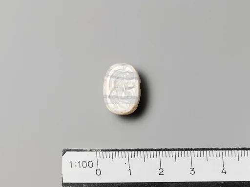 Banded agate scarab