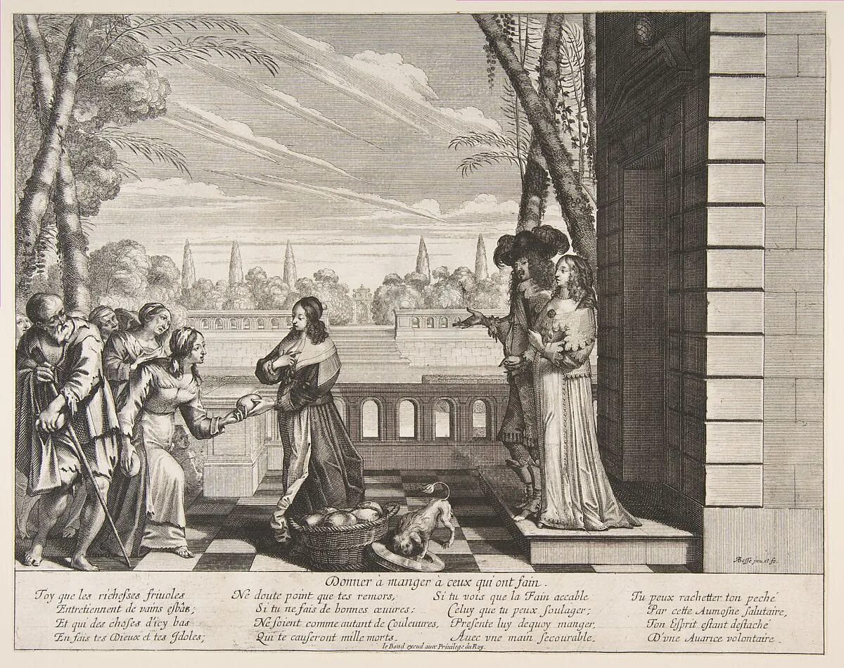 Feeding the Hungry — Abraham Bosse|Jean I Leblond