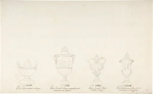 Design for Four Vases