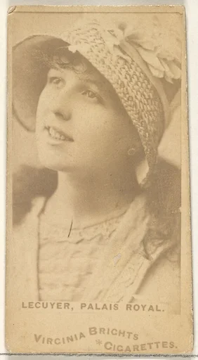 Lecuyer, Palais Royal, from the Actors and Actresses series (N45, Type 1) for Virginia Brights Cigarettes