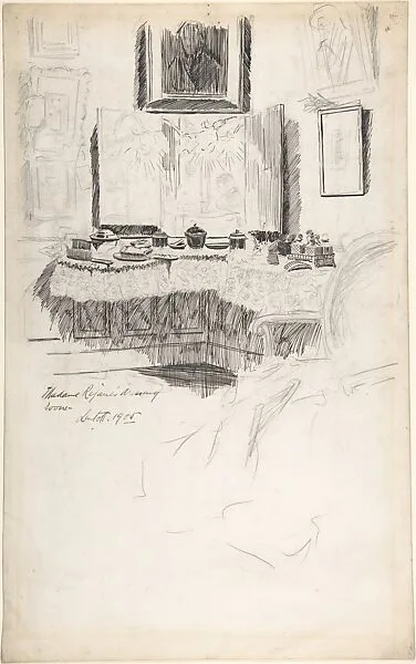 Madame Rejane's Dressing Room — Lavlott
