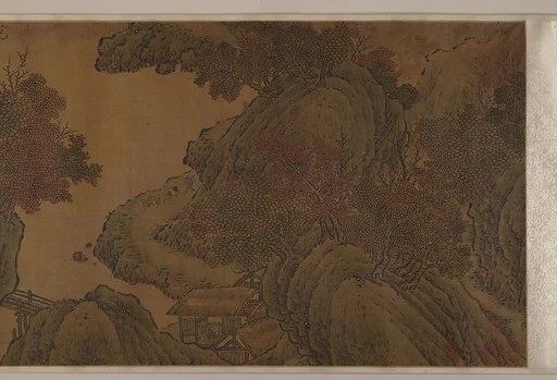 清 佚名 舊傳范寬 煙嵐秋曉圖 卷|Autumn Landscape