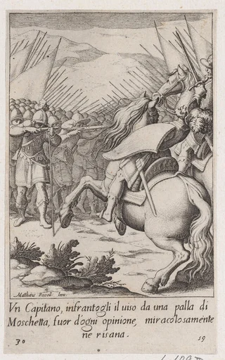 The Captain, from Scelta d'Alcuni Miracoli e Grazie della Santissima Nunziata di Firenze (Selection of Some Miracles and Graces that Occurred in the Church of the Annunziata in Florence)