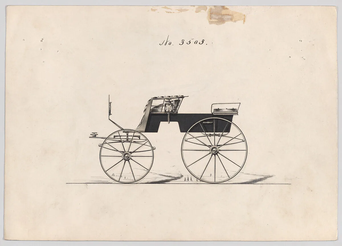 Design for T-Cart, no. 3503 — Brewster & Co.