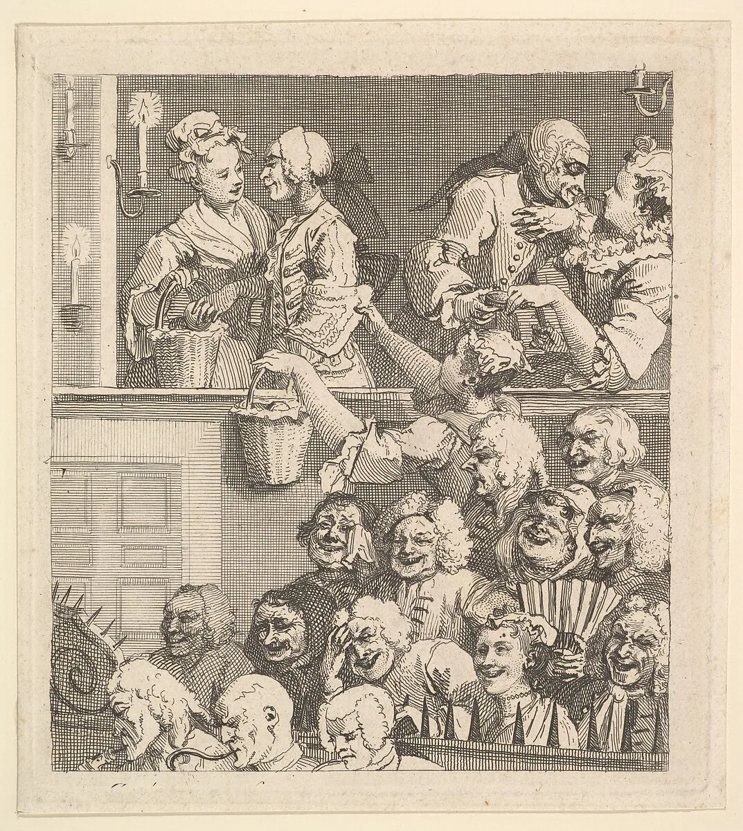 The Laughing Audience — William Hogarth