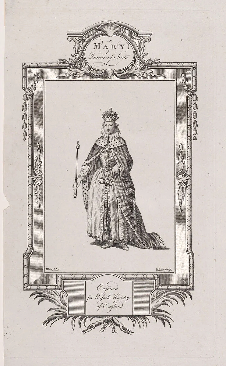 Mary, Queen of Scots (from "A New and Authentic History of England") — Mary, Queen of Scots|Samuel Wale|Charles White|William Augustus Russel