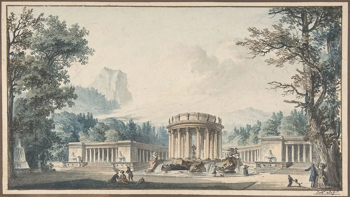 Project for a Fête Decor — Louis Pierre Baltard