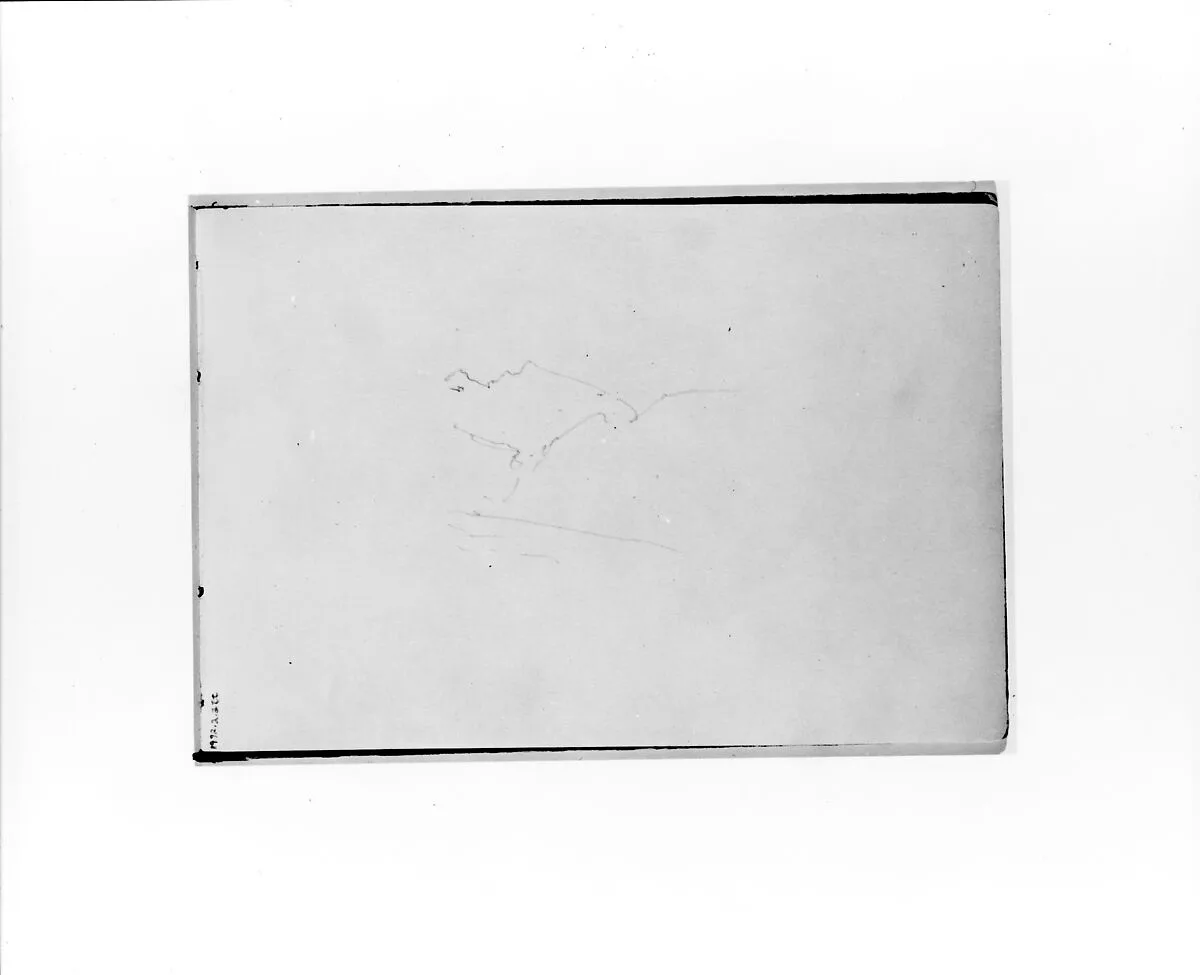 Mountains (from Sketchbook X) — William Trost Richards