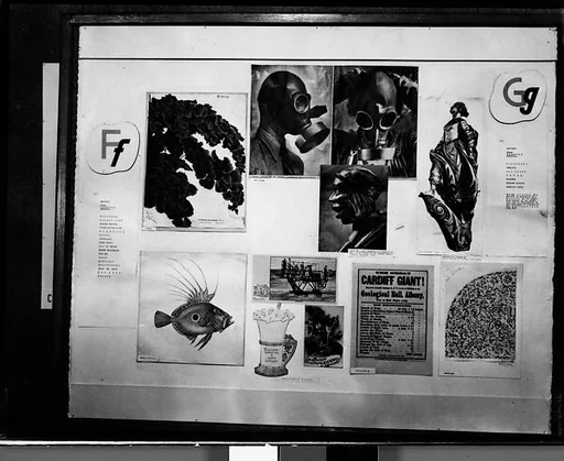 [Exhibition Panel for "The ABC Show", Picture Collection, New York Public Library]