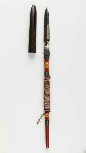 Hand Spear (Nage-yari) or Javelin (Te-yari) with Sheath