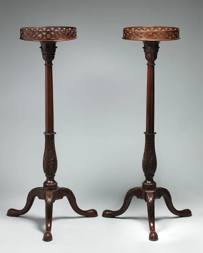 Pair of candlestands
