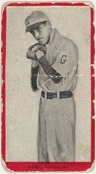 Webb, Goldsboro, East Carolina League, from the Baseball Players (Red Borders) series (T210) issued by Old Mill Cigarettes — Old Mill Cigarettes, Virginia