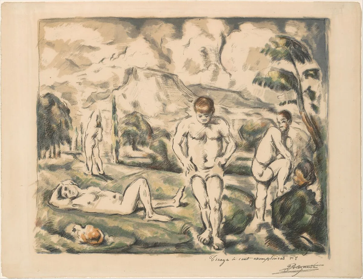 The Large Bathers (Les Baigneurs) — Paul Cézanne