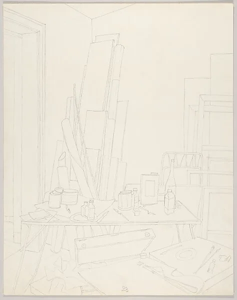 Artist's Studio Havana 1959 — Emilio Sanchez