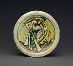 Plaque with nude
