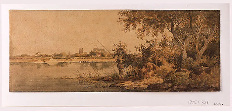 Landscape with Boy Fishing — John Crome