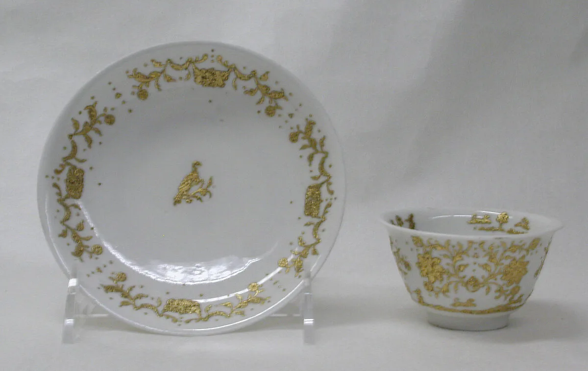 Saucer (1 of 6) (part of a service) — Meissen Manufactory
