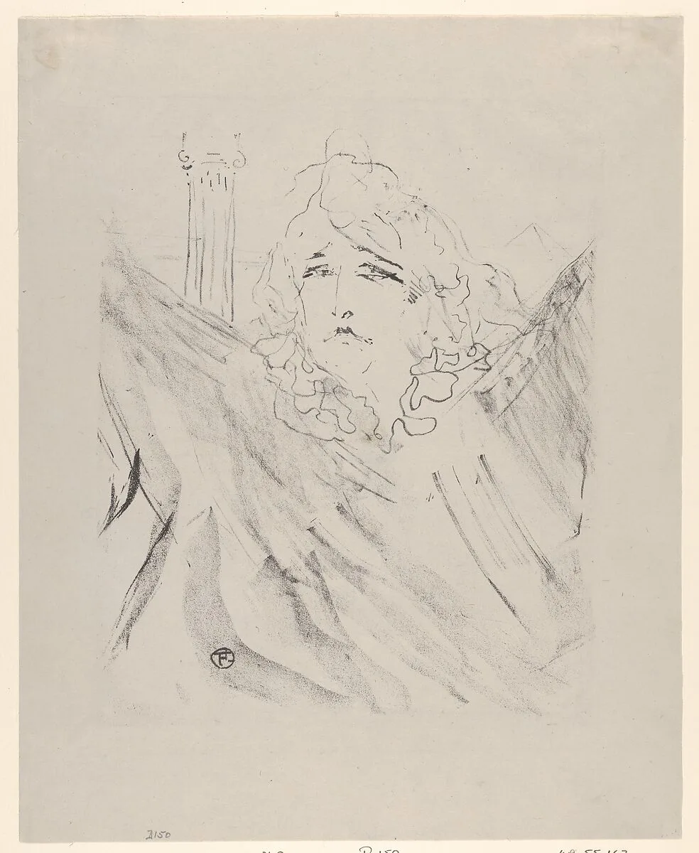 Sarah Bernhardt — Henri de Toulouse-Lautrec