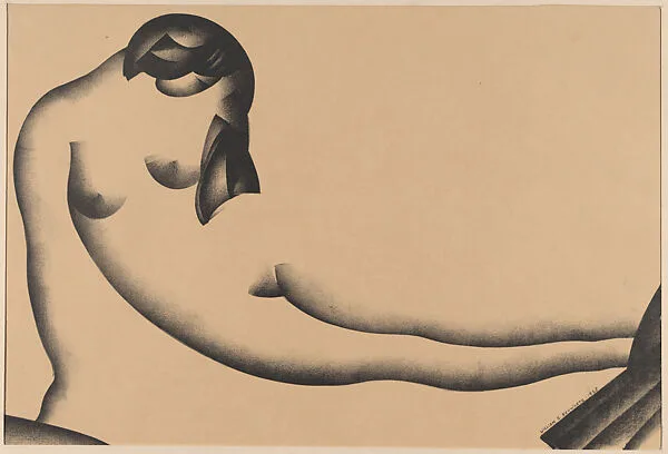 Reclining Nude (Lithograph #15) — William Samuel Schwartz