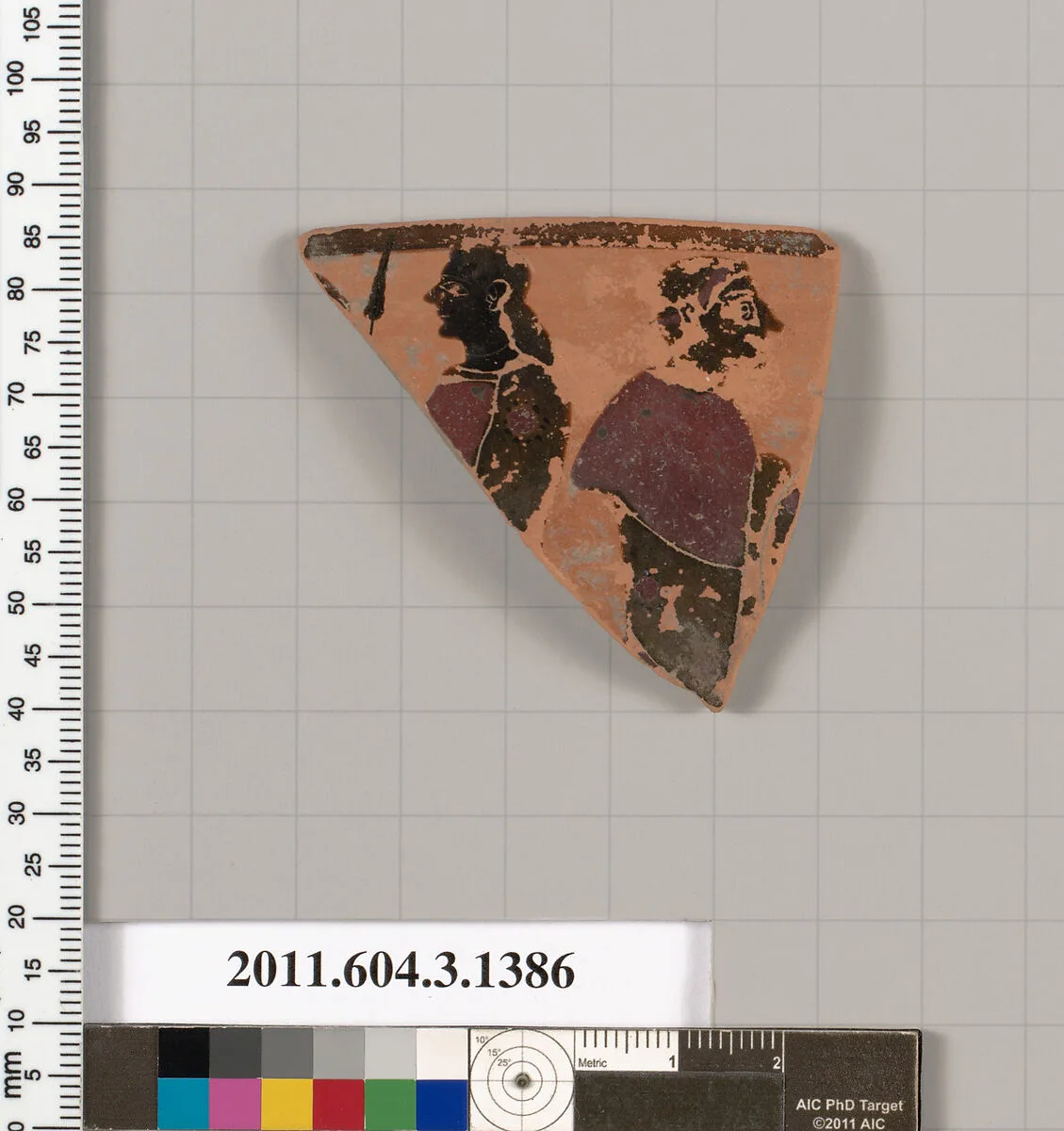 Terracotta rim fragment of a skyphos (deep drinking cup) — Unknown