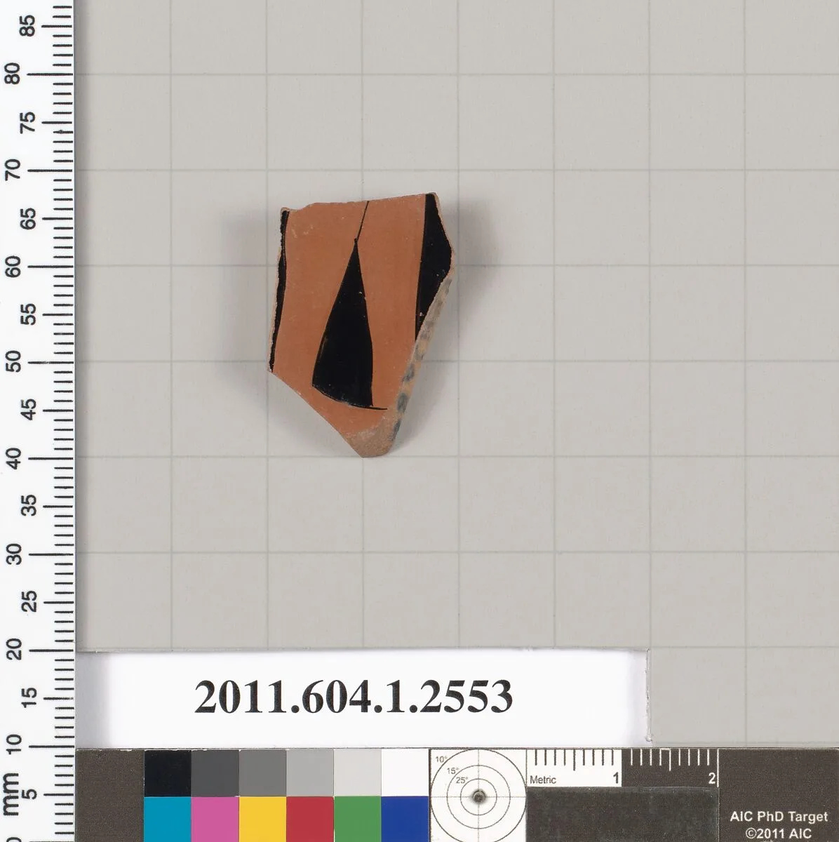 Terracotta fragment of a kylix (drinking cup) — Unknown
