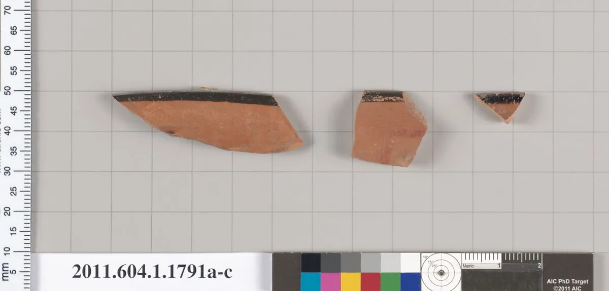 Terracotta rim fragments of kylikes(drinking cups) — Unknown