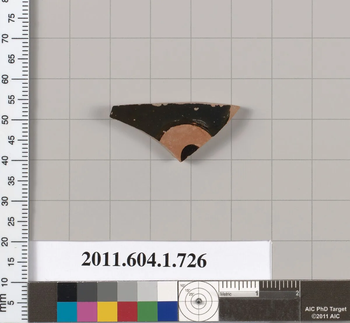 Terracotta fragment of a kylix (drinking cup) — Unknown